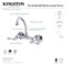 Kingston Brass KS374ORB Kingston Two Handle Wall Mount Laundry Faucet, Oil Rubbed Brnz KS374ORB - alternate 3